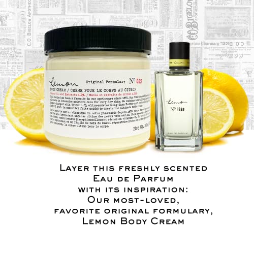 C.O. Bigelow Lemon Eau de Parfum, Citrus Perfume with White Musk