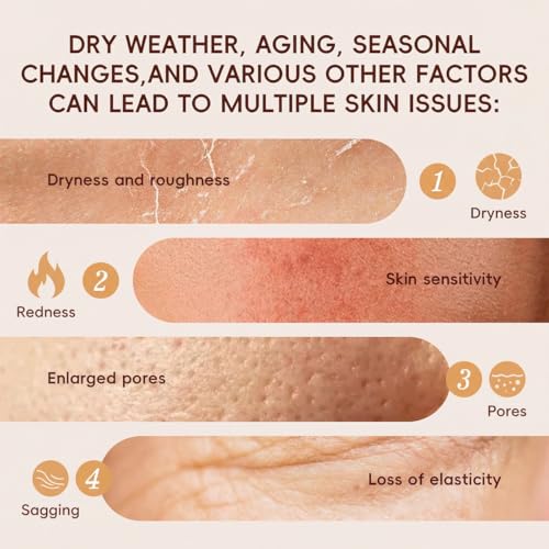 Korean Skin Care Set with Rice, 5-Step Facial Kit for Women