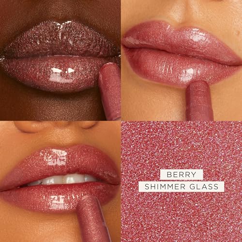 tarte maracuja juicy shimmer glass lip plump – Hydrating & Volumizing Lip Gloss Balm with Hyaluronic Acid & Vitamin E, Plumps & Moisturizes, Vegan & Cruelty-Free, full size, berry