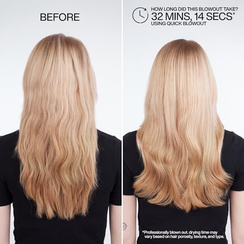 Redken Quick Blowout Heat Protectant Spray – For All Hair Types, 1 Fl Oz