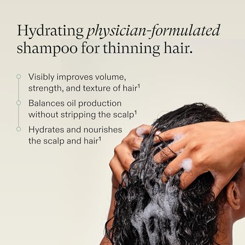 Nutrafol Shampoo for Thinning Hair, Hydrating, Color Safe, 8.1 Fl Oz
