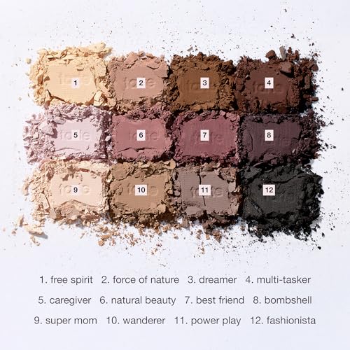 tarte tartelette matte Amazonian clay palette – Full-Size Eyeshadow Palette, Cool-Toned Longwear Buildable Makeup, Perfect for Travel, Vegan & Cruelty-Free