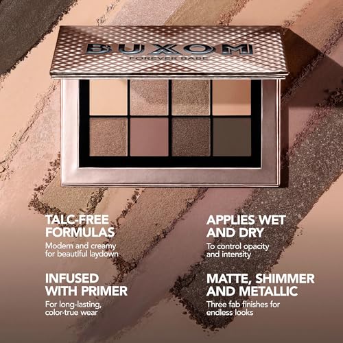 BUXOM Forever Babe Eyeshadow Palette, Iconic Nudes, 0.4 oz