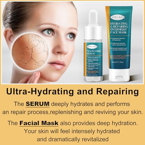Skin Care Set for Teens Womens,Anti-Aging Deeply Hydrates Repairs Skincare Gift Set for All Skin,Facial Skin Care Products Routine Kit Christmas Beauty Gift Set for Women Stocking Stuffers