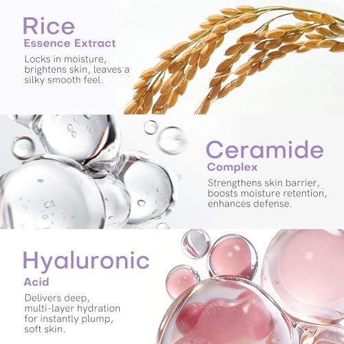 bayfree Dewy Skin Care Set, Travel Size Skincare Kit with 3-Step Routine