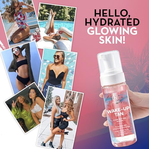 Norvell Wake-Up Tan Clear Water Mousse, Overnight Self Tanner - 5.5 oz