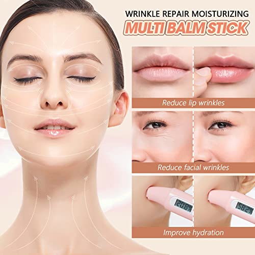 LOKFAR 2 PCS Wrinkle Bounce Moisturizing Multi Balm Stick (7g/0.246 oz)