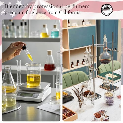 PUREAMOR Pheromones Perfumes for Women, Long lasting Skin Scent Fragrance Set, Amber Vanilla, Saffron Amber, Woody Citrus, Spicy Sandalwood, Body Chemistry Perfume Oil Travel Cologne for Day & Night