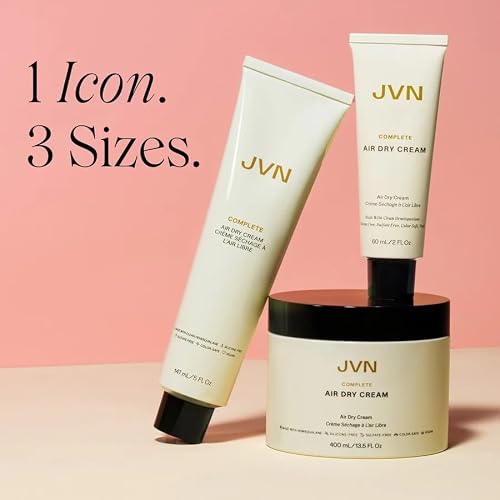 JVN No Heat Complete Air Dry Cream, 2 Fl Oz, Travel Size