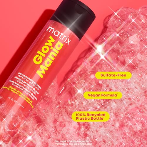 MATRIX Glow Mania Shampoo – For Color-Treated Hair, 10.1 Fl Oz