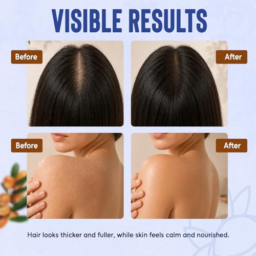 Argan Oil for Hair Growth 8fl oz - Hydrating Facial Oil for Gua Sha Massage