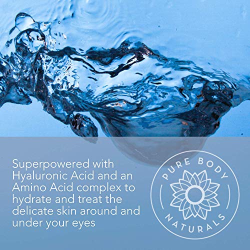 Eye Gel for Dark Circles, Puffiness & Wrinkles - Under Eye Cream, 1.7 oz