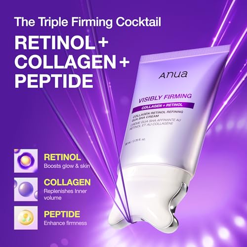 ANUA Collagen Retinol Refining Gua Sha Cream, 2.7 fl.oz