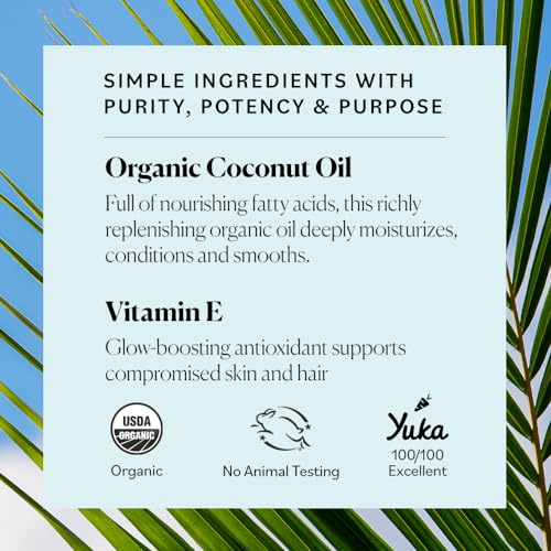 Sky Organics Organic Coconut Oil & Vitamin E 16.9oz - Ultra-Hydrating Oil