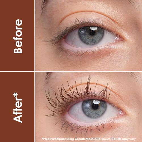 Grande Cosmetics GrandeMASCARA Conditioning Peptide Mascara, Brown, 0.2 oz