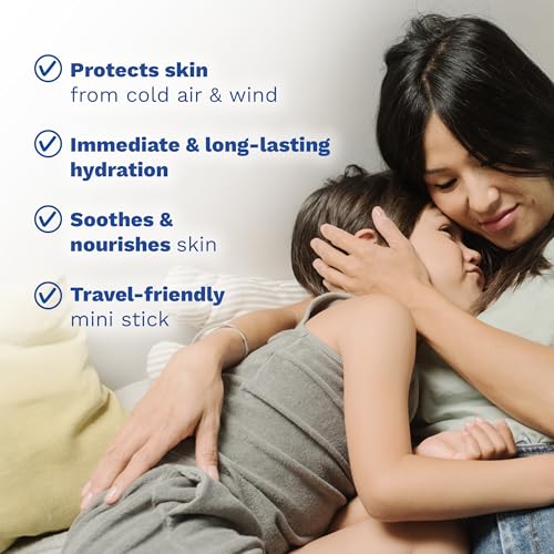 Mustela Baby Nourishing Stick - Lip & Face Moisturizer for Dry Skin - with Natural Avocado, Cold Cream & Beeswax - 0.32 oz.