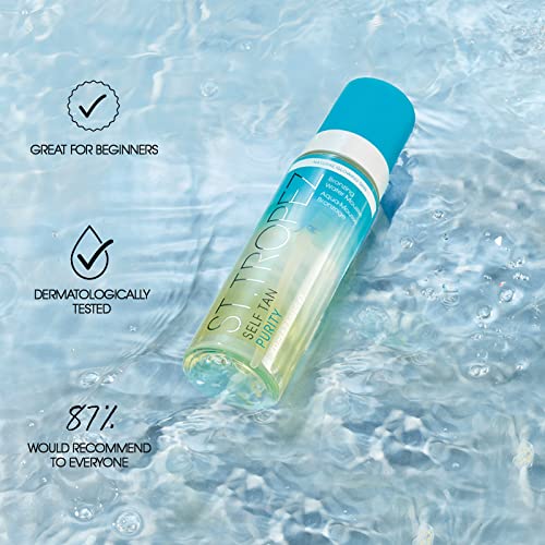 St.Tropez Self Tan Purity Bronzing Water Tanning Mousse for Clear Tan with Streak-Free Finish, Vegan, Natural & Cruelty-Free