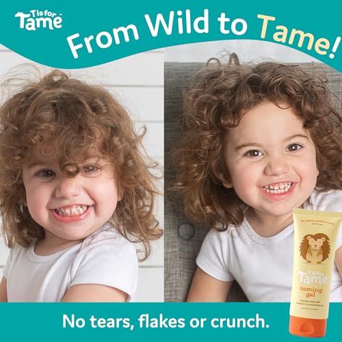 T is for Tame Kids Hair Taming Gel for Soft, Natural Style & Hold
