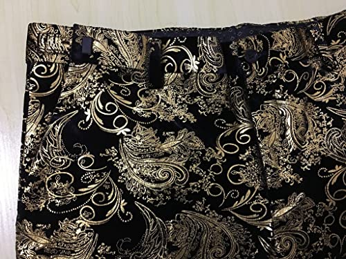 MOGU Mens Luxury Gold Dress Pants with Expandable Waist Size 30 Gold