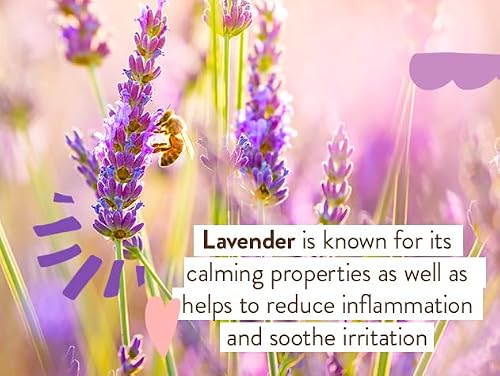Babo Botanicals Calming Lavender Body Lotion - Relaxing Chamomile & Lavender - Vegan- For all ages- Scented with Lavender fragrance