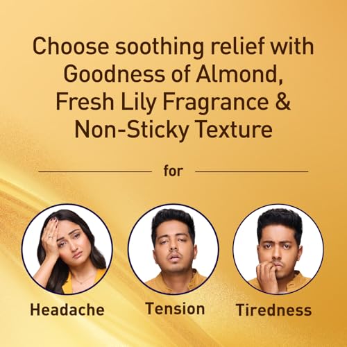 Navratna Gold Ayurvedic Hair Oil | with 24K Gold & 9 Ayurvedic Herbs | Lightweight, Non-Greasy & Fast-Absorbing | Relaxing Head Massage Oil | Deeply Nourishes Hair | 16.91 Fl Oz (500ml)