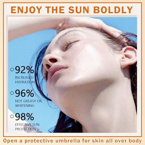 QIUFSSE Sunscreen Oil Body Sunscreen Spray,SPF 50 Body Oil Spray