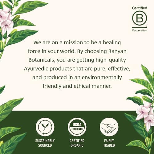 Banyan Botanicals Bhringaraj & Amla Organic Hair Oil - Ayurvedic Scalp & Hair Treatment for Thick, Lustrous Locks - All Hair Types - 2 oz. - Non-GMO, Sustainably Sourced