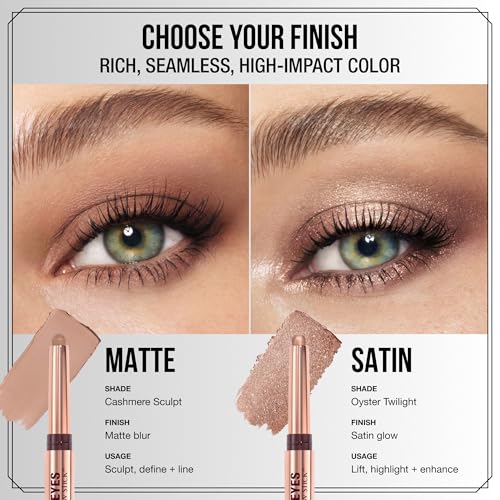 Charlotte Tilbury Exagger-Eyes Easy Eyeshadow Stick, Blendable Cream