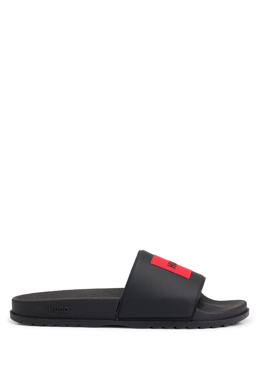 HUGO Men's Modern Slide, Black, 8