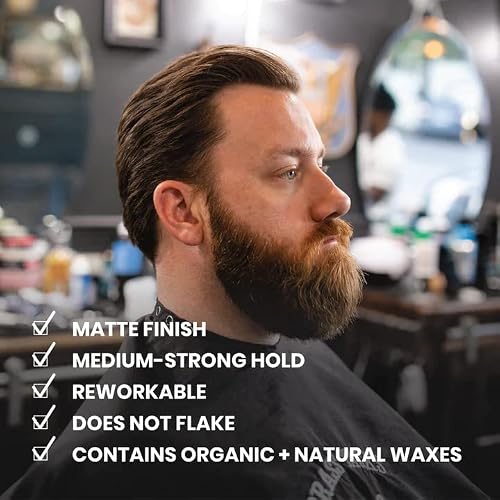 Billy Jealousy Headlock Hair Molding Cream, Hair Styling Cream for Men with Strong All-Day Hold, Natural Matte Finish Styling Agent for All Lengths, 3 Ounce