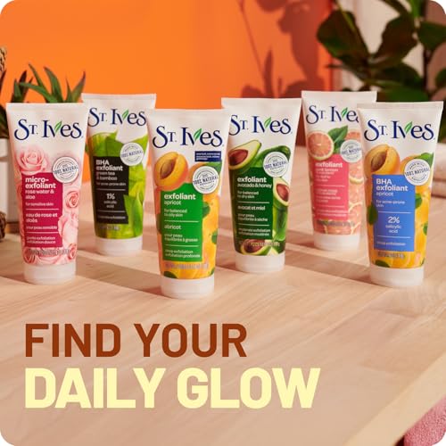 St. Ives Apricot Facial Scrub, Fresh Skin, 6 Oz