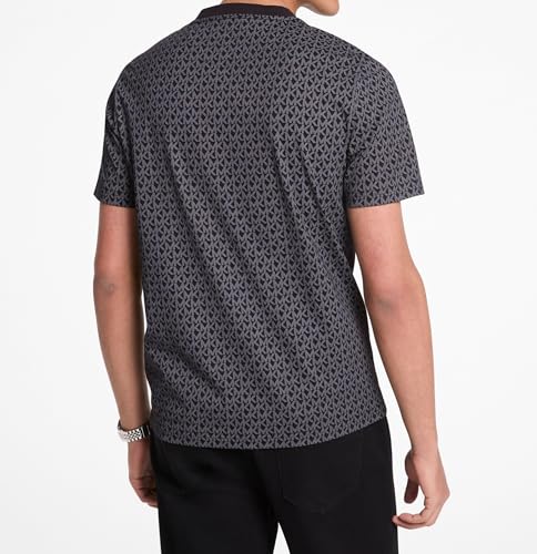 Michael Kors Men's MK Signature T-Shirt, Black, S