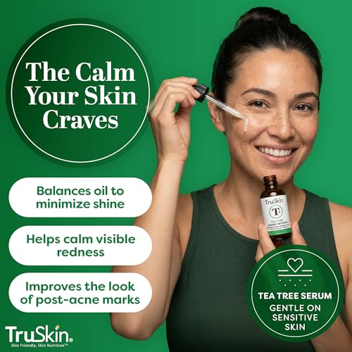 TruSkin Tea Tree Acne Serum with Salicylic Acid & Retinol, 1 fl oz