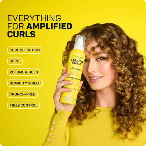 Marc Anthony Strictly Curls, Defining Curl Styling Mousse Foam - Curly Hair