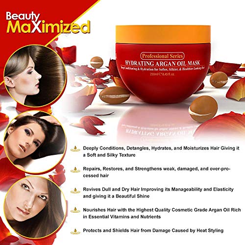 Arvazallia Hydrating Argan Oil Hair Mask & Deep Conditioner For Dry Hair