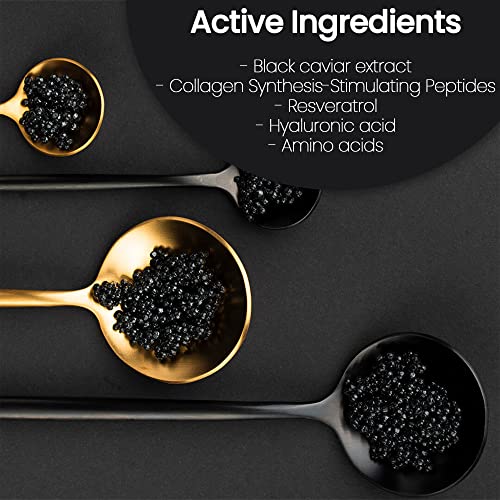 Caviar Face Moisturizer Regenerate Cream - Anti Aging Cream for Aging Spots, Facial Treatment with Hyaluronic Acid & Resveratrol, Facial Moisturizer for Any Type of Skin | (1.6 Oz)