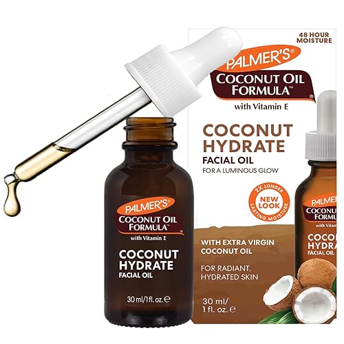 Palmer's Hydrating Facial Oil with Coconut, Luminous Hydration (1 Fl Oz)