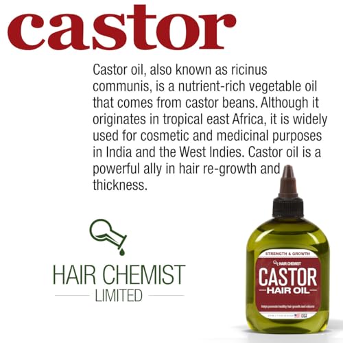 Hair Chemist Castor Oil 7.1 oz - Strengthening & Growth Stimulator for Hair Growth