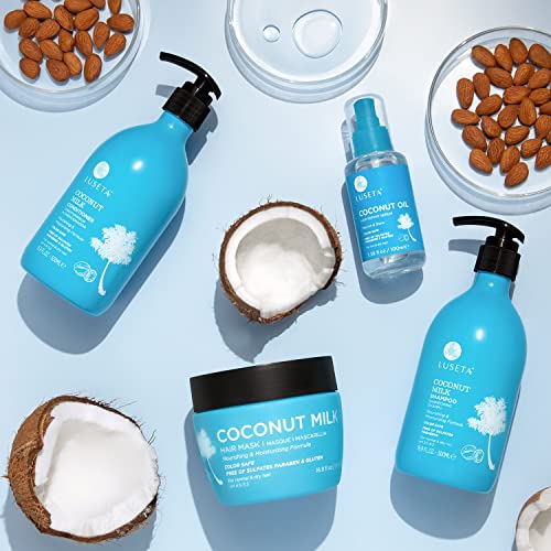 Luseta Coconut Milk Hair Mask for Dry Hair, Deep Hydration 16.9 Oz