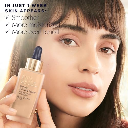 Estée Lauder Futurist Skin Tint Serum Foundation SPF 20 with Glycerin | Light Coverage, 1.0 Fl Oz, 1N2 Ecru