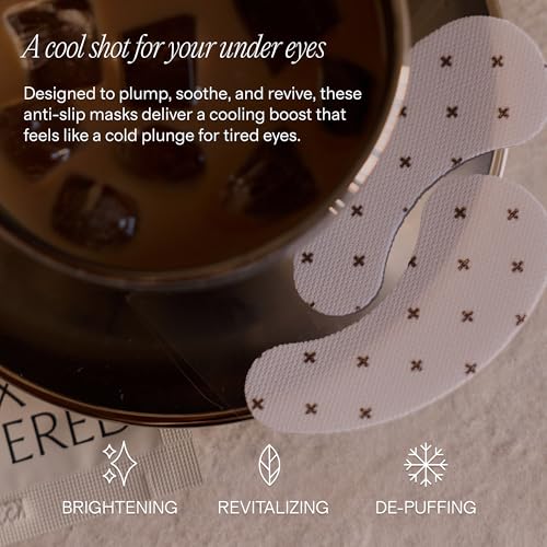 + Lux Unfiltered - Iced Latte Cooling Under Eye Patches - Eye Masks