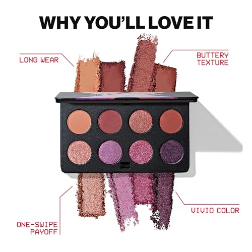 Smashbox Always On Mood Board Eye Shadow Palette | Long-Wearing Eye Shadow Palette For Every Mood | High Pigment + Shimmer Shades, 0.24 Ounce, Bougie Vibes