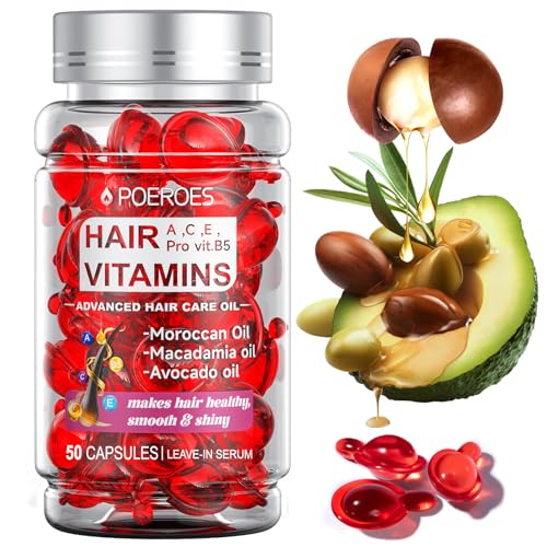 Hair Oil Hair Vitamins A C E Pro B5 Hair Treatment Serum 50 Capsules