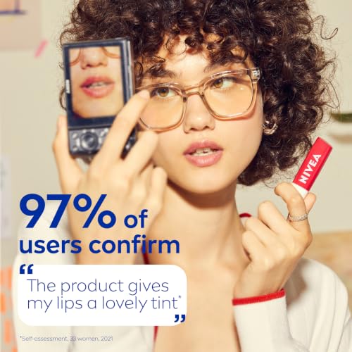 NIVEA Lip Care, Fruity Cuties Lip Balm Variety Pack, 4 x 0.17 OZ