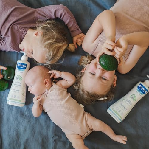 Mustela Hydra Bebe Body Lotion - Daily Moisturizing Baby Lotion with Natural Avocado, Jojoba & Sunflower Oil – 25.35 fl. oz.
