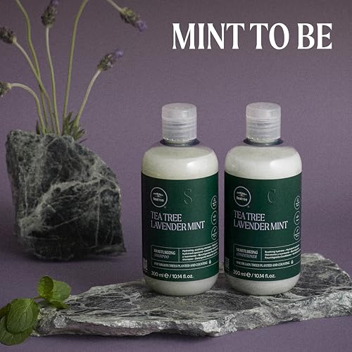 Tea Tree Lavender Mint Moisturizing Conditioner, Hydrates + Soothes, For Coarse + Dry Hair, 10.14 fl. oz.