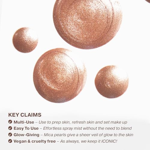 ICONIC LONDON Prep-Set-Glow Makeup Setting Spray | Original, 4.22 Fl Oz