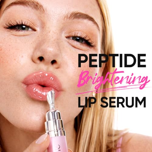 SKINTIFIC Brightening Lip Serum, Hydrating & Plumping (00 Clear)