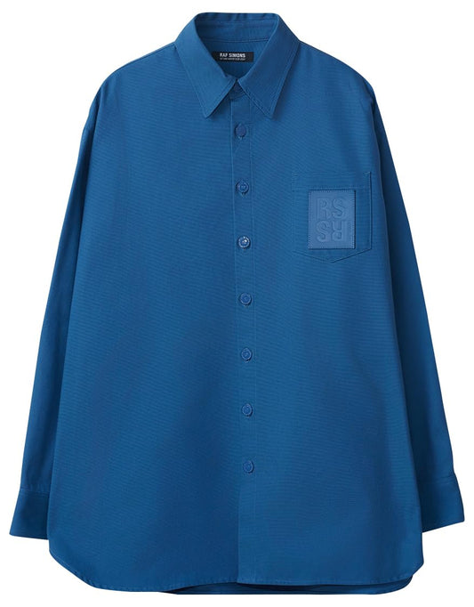 Raf Simons, Pre-loved Men's Oversized RS Denim Shirt, Medium, Blue