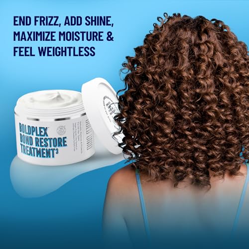 BOLD UNIQ BoldPlex Hair Mask, Deep Conditioning For Dry, Damaged Hair, Mascarilla Para El Cabello, Repairs and Nourishes Curly, Bleached, or Frizzy Hair, Deep Conditioner - 6.76 Fl Oz